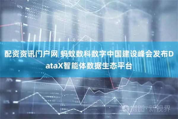 配资资讯门户网 蚂蚁数科数字中国建设峰会发布DataX智能体数据生态平台